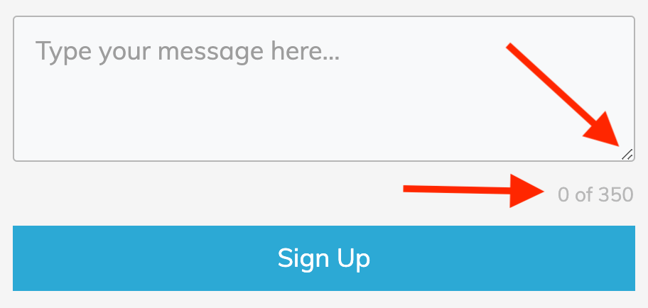 Text Area extras