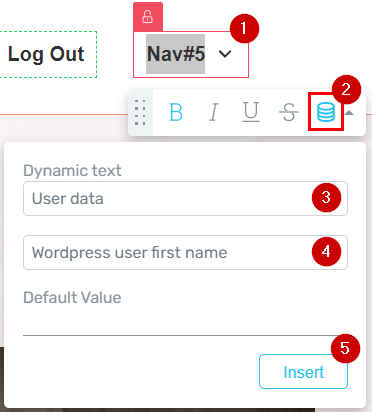 Dynamic Menu Items - dynamic name - setting up Five simple steps to adding dynamic first names to your menu.