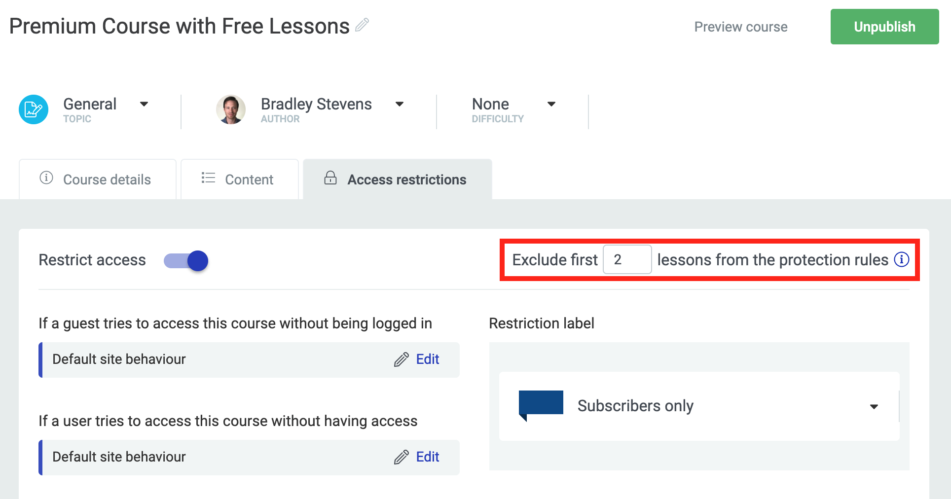 Before - Free Lessons