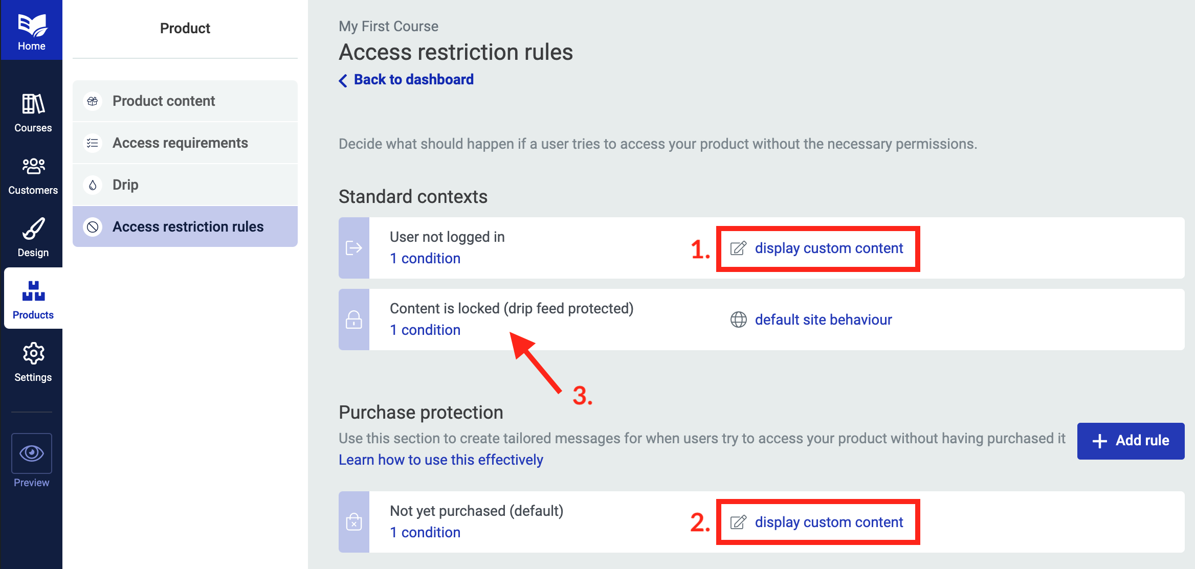 New Access Rules