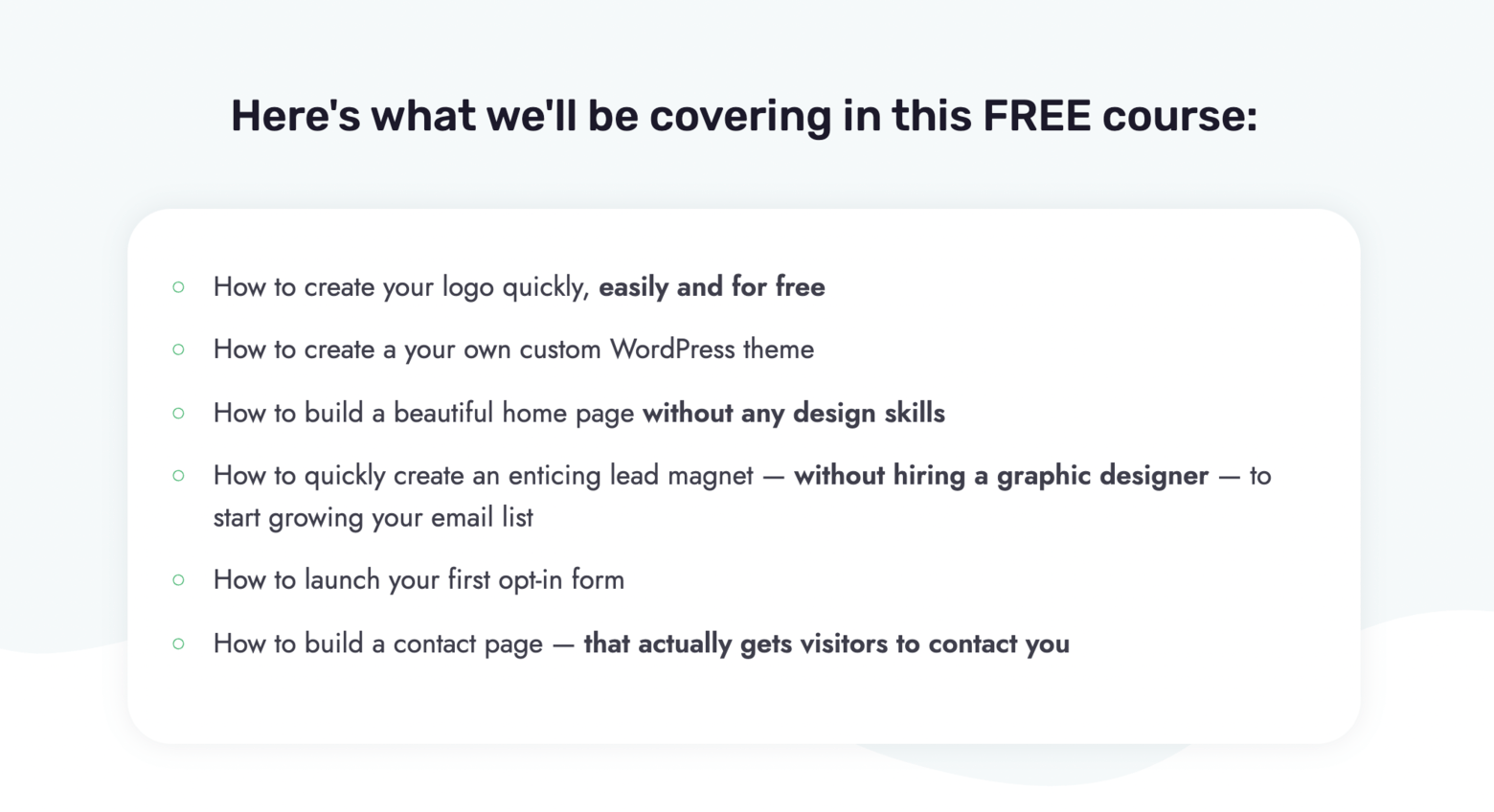 What You_ll Learn how to create a business website