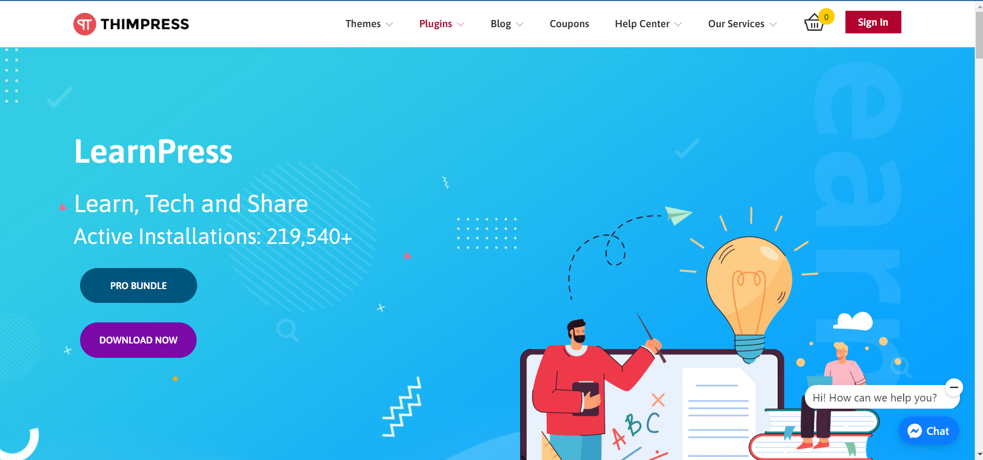 LearnPress Splash Page