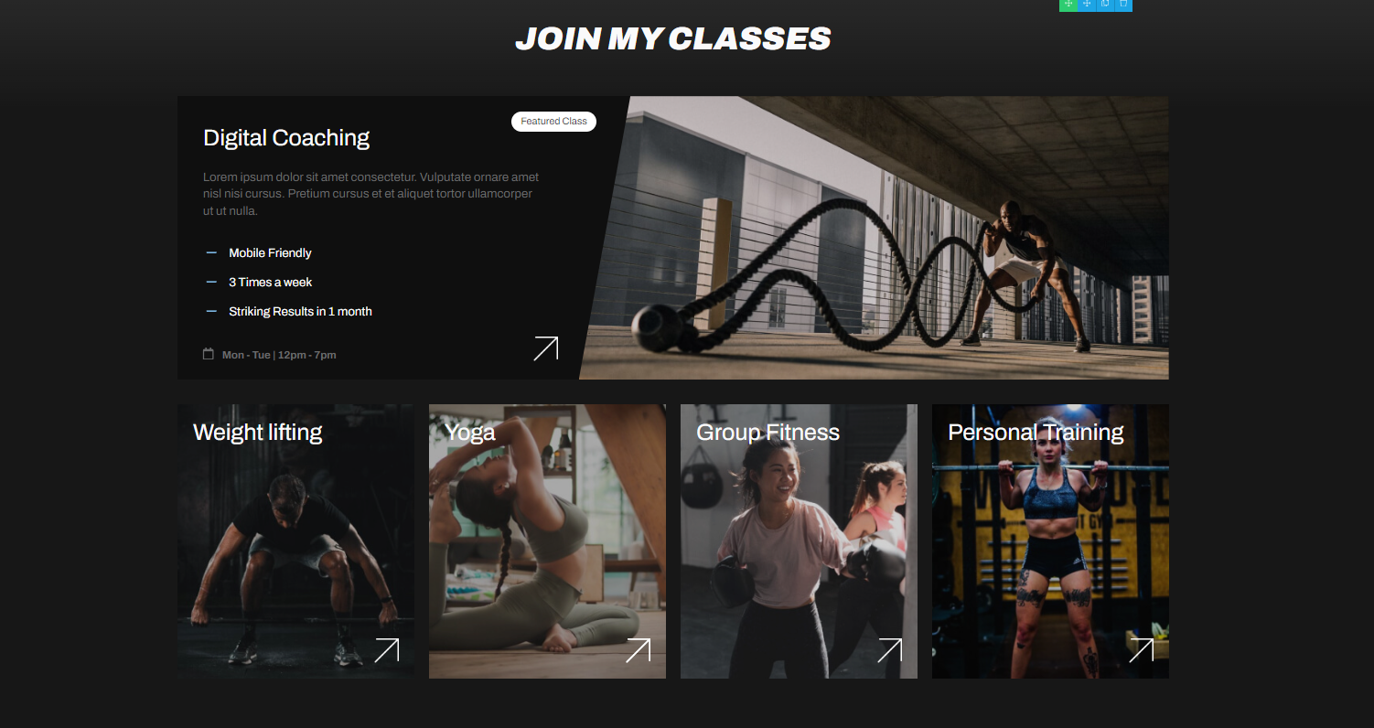 Classes Section