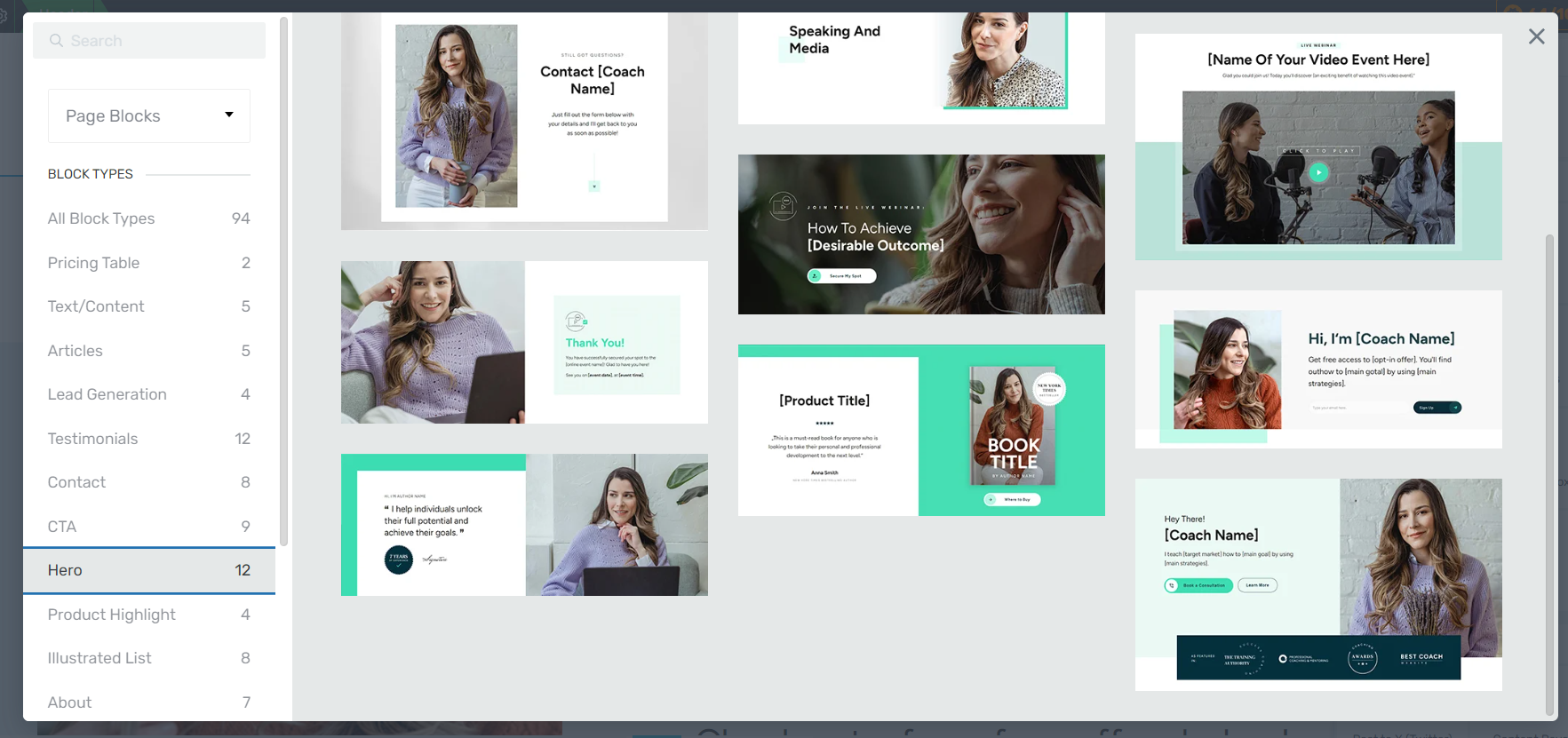 Block Templates
